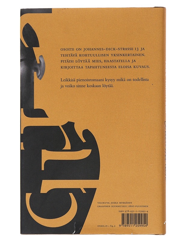 Traumbach : pienoisromaani - Joel Haahtela - Romaanit ja novellit - 10105526568 - 1