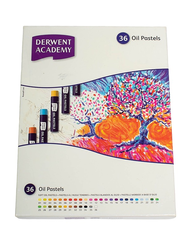 DERWENT öljypastellikynät, 36 kpl - Askartelu - 10105526578 - 0