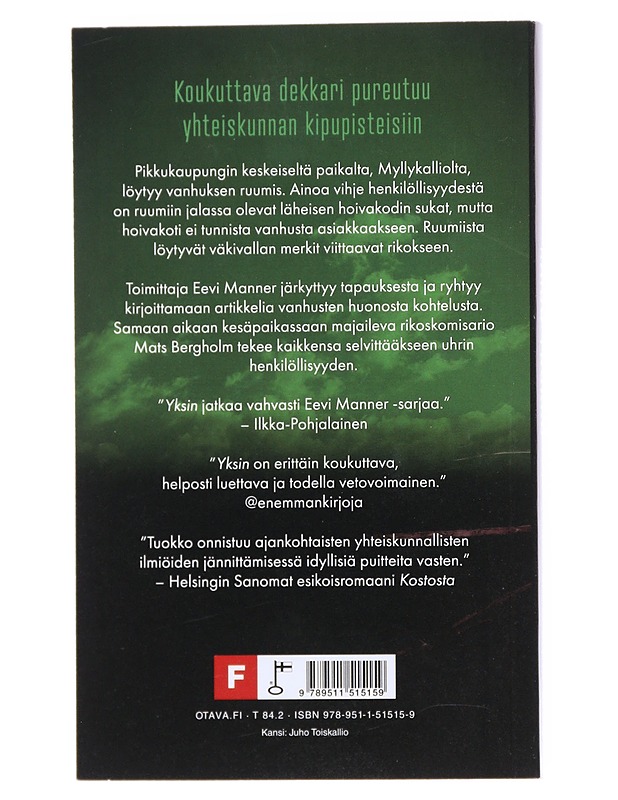 Yksin - Kaisu Tuokko - Jännitys ja dekkarit - 10105526588 - 1