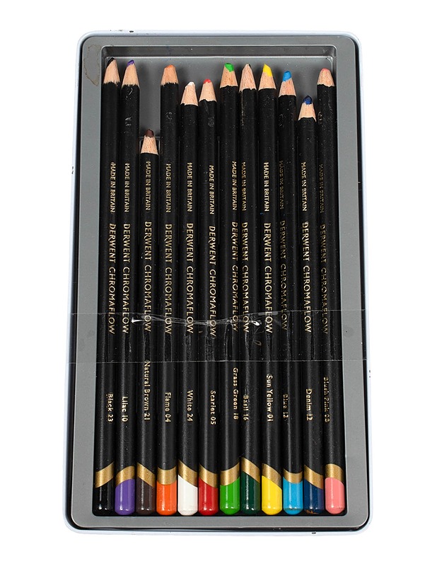 DERWENT Cromaflow värikynäsarja, 12 kpl - Askartelu - 10105526621 - 1