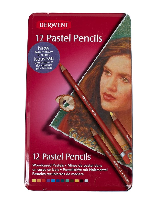 DERWENT Pastel Pencils, 12 kpl - Askartelu - 10105526625 - 0