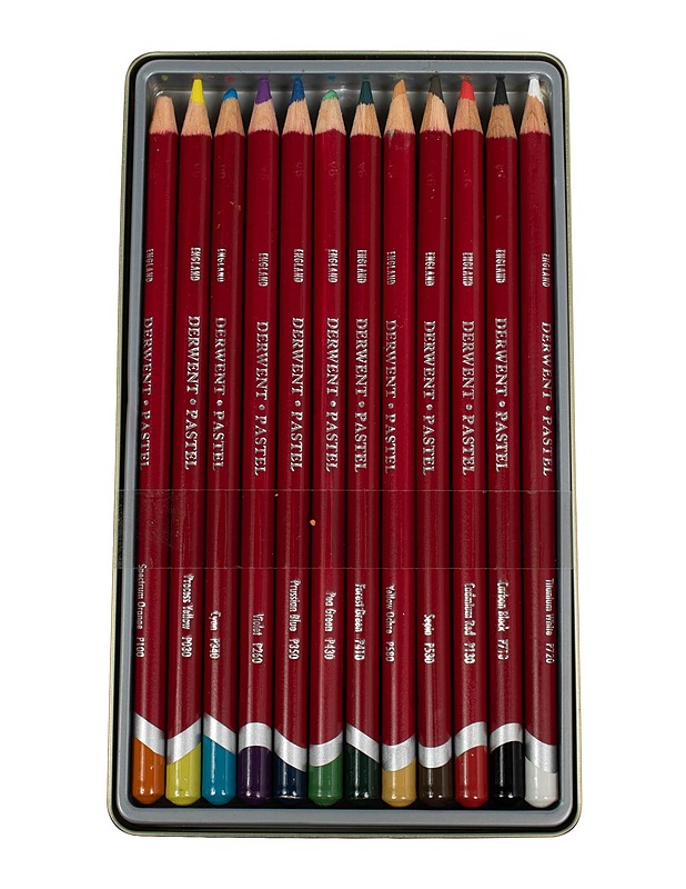 DERWENT Pastel Pencils, 12 kpl - Askartelu - 10105526625 - 1