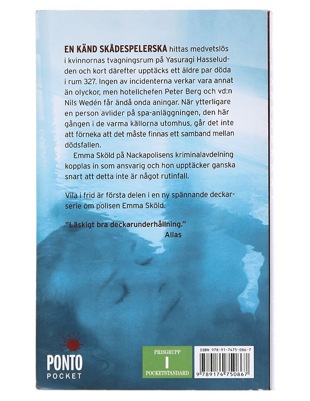 Vila i frid - Sofie Sarenbrant - Jännitys ja dekkarit - 10105526629 - 1