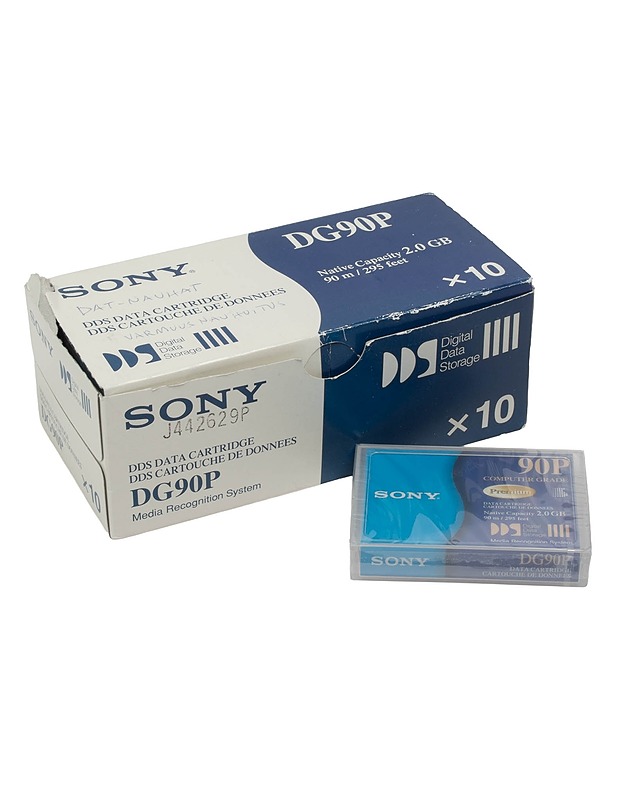 Sony DG90P DDS Data Cartridge x 10 - Dat-nauha pakkaus - Muu elektroniikka - 10105526646 - 0
