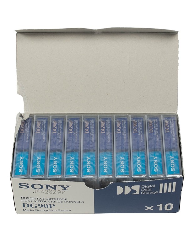 Sony DG90P DDS Data Cartridge x 10 - Dat-nauha pakkaus - Muu elektroniikka - 10105526646 - 1