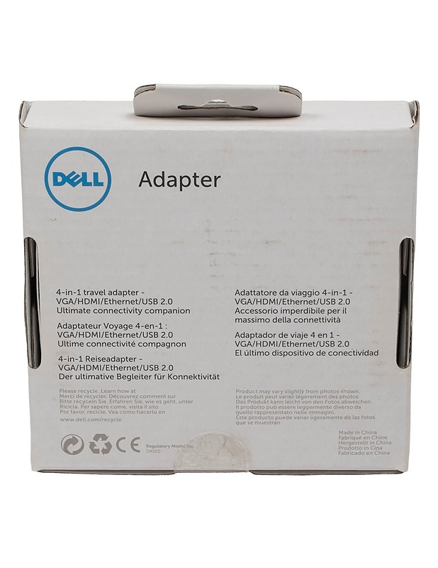 Dell DA100 USB 3.0 to HDMI/VGA/Ethernet/USB - adapteri, testaamaton - Tietokoneet - 10105526663 - 1