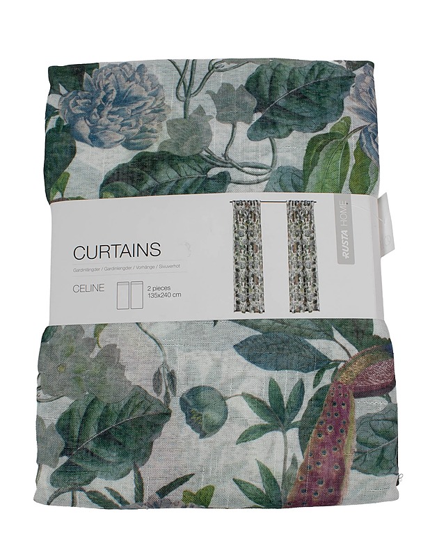 RUSTA Home Sivuverhot, 135x240 cm - 2kpl - Verhot ja kapat - 10105526682 - 0