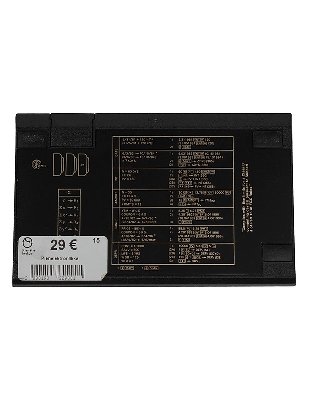 HP 12C talouslaskin - Muu elektroniikka - 10105526698 - 2