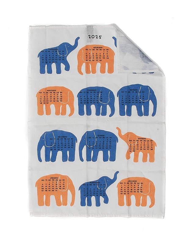 FINLAYSON kalenteripyyhe 2025, 50 x 70 cm - Designsuosikit - 10105526701 - 0