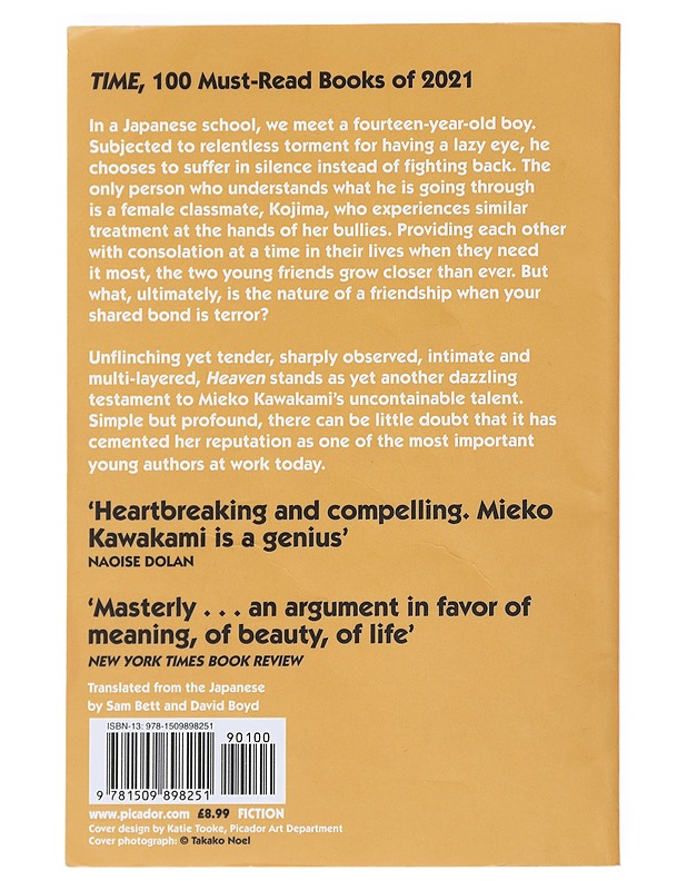 Heaven - Kawakami, Mieko - Romaanit ja novellit - 10105526767 - 1