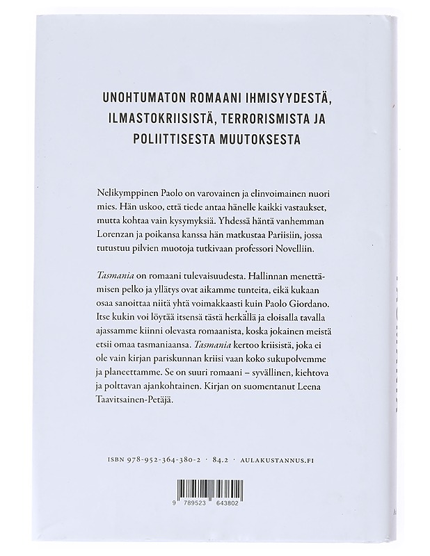 Tasmania : romaani - Giordano, Paolo - Romaanit ja novellit - 10105526795 - 1