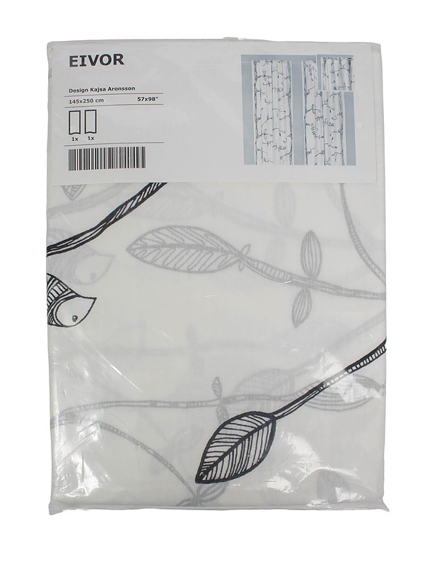 IKEA EIVOR verhot, 145x250cm - Verhot ja kapat - 10105526794 - 0