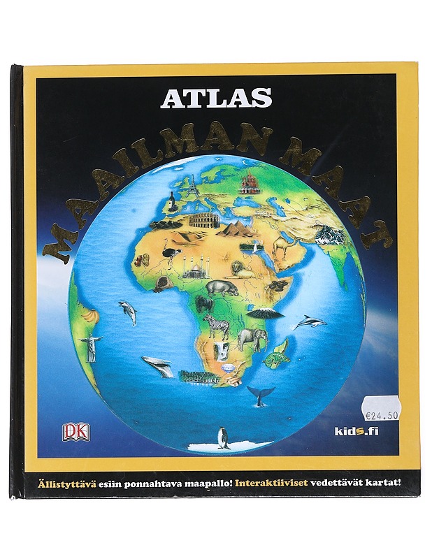Atlas maailman maat - Lastenkirjat - 10105526804 - 0