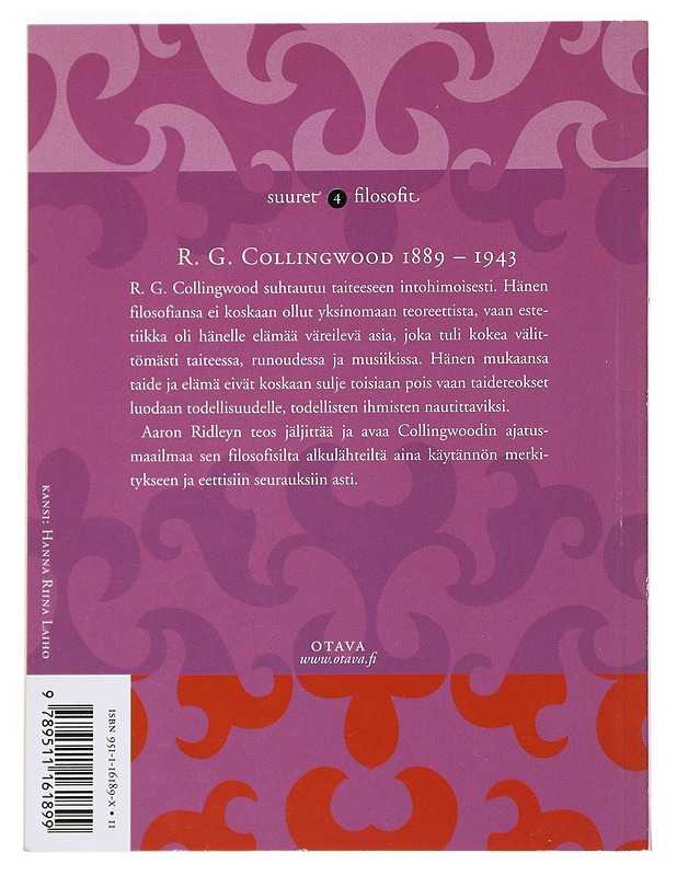 Collingwood : taiteen filosofiasta - Aaron Ridley - Tietokirjat ja oppaat - 10105526832 - 1
