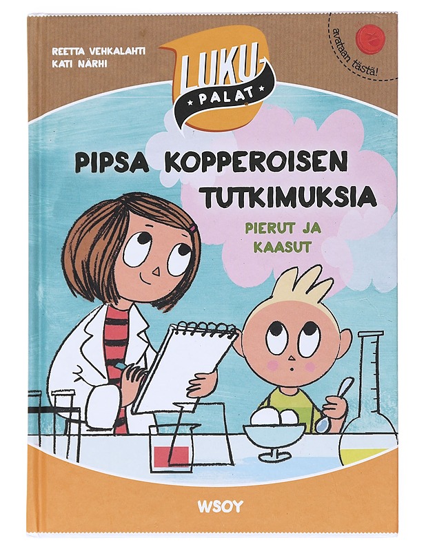 Pipsa Kopperoisen tutkimuksia : pierut ja kaasut - Vehkalahti, Reetta - Lastenkirjat - 10105526840 - 0