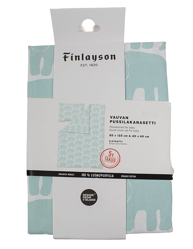 FINLAYSON Vauvan Pussilakanasetti, 85x125 cm + 40x60 cm - Designsuosikit - 10105526848 - 0