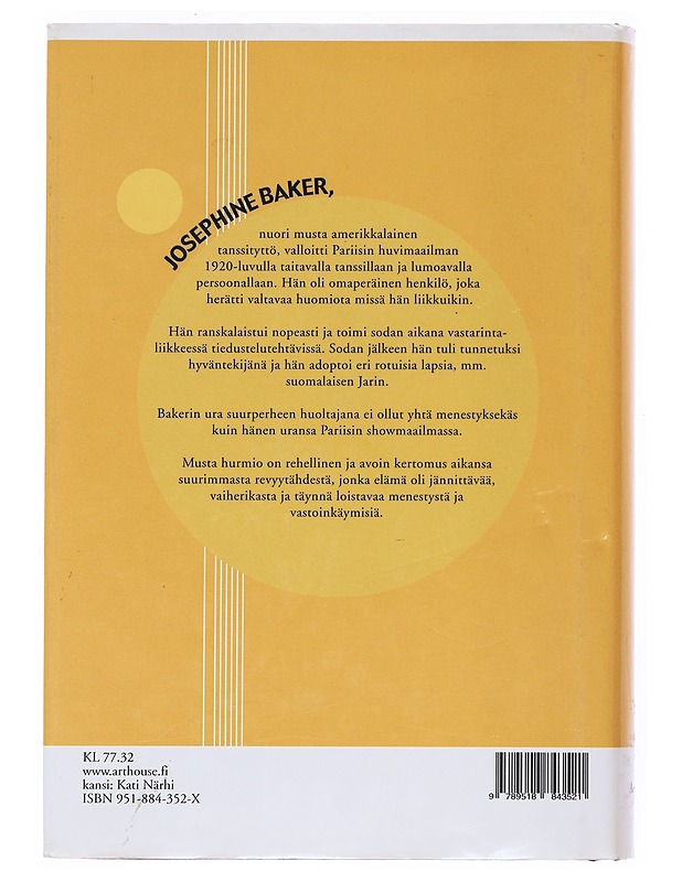 Musta hurmio : Josephine Bakerin tarina - Wood, Ean - Elämäkerrat ja muistelmat - 10105526945 - 1