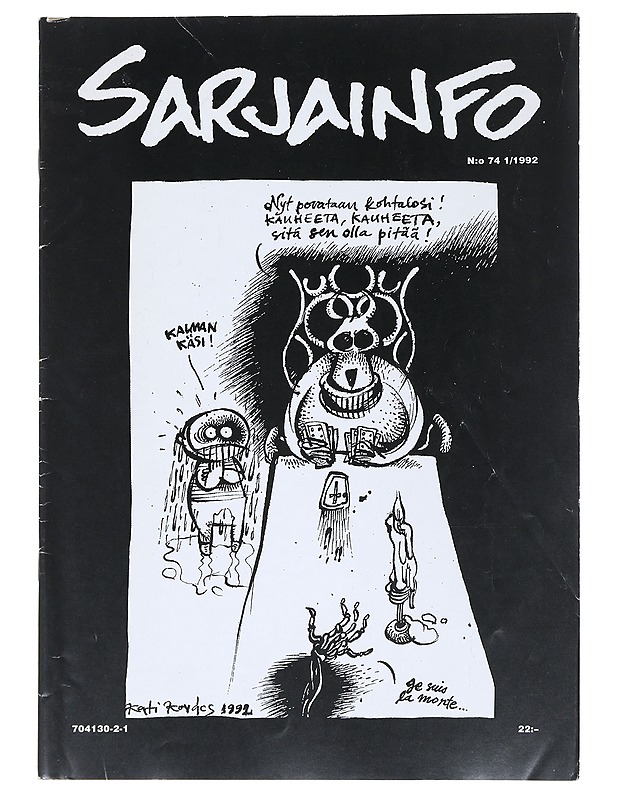 Sarjainfo 1/1992 - Lehdet - 10105526952 - 0