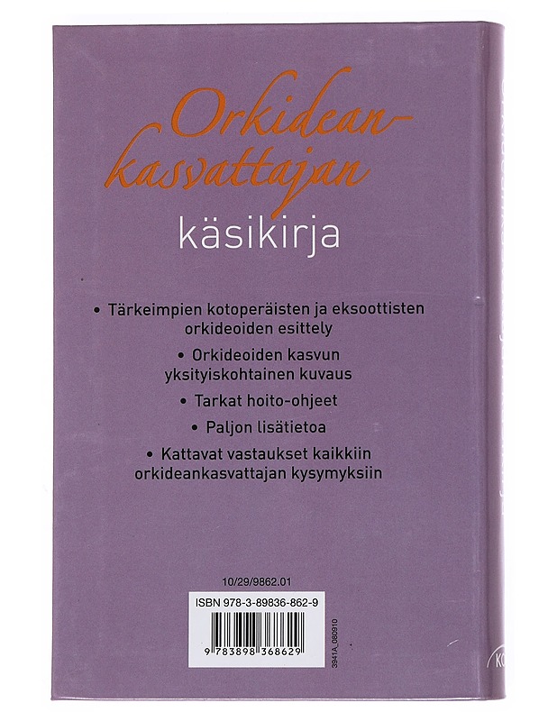 Orkideankasvattajan käsikirja  - Tietokirjat ja oppaat - 10105526992 - 1