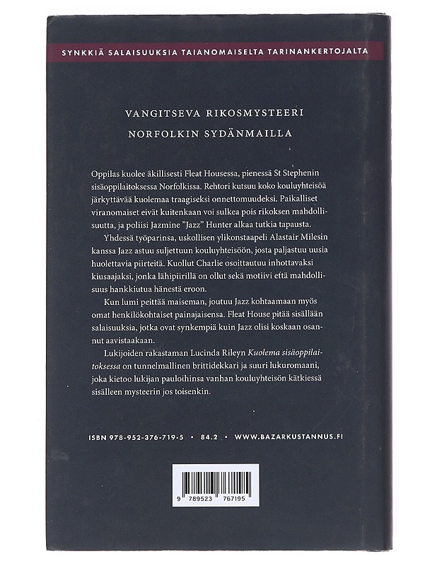 Kuolema sisäoppilaitoksessa - Riley, Lucinda - Jännitys ja dekkarit - 10105526996 - 1