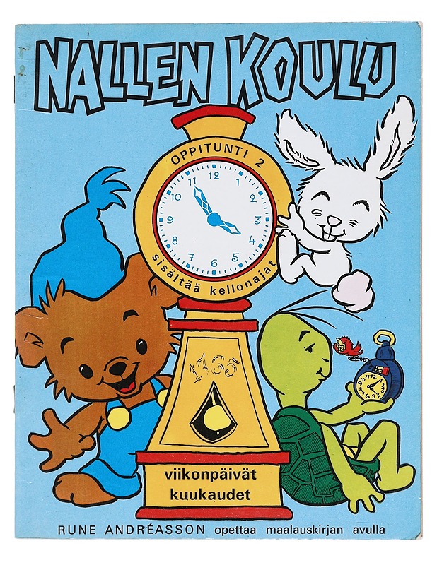 Nallen koulu Oppitunti 2, Sisältää kellonajat, viikonpäivät, kuukaudet - Rune Andre?asson - Lastenkirjat - 10105527061 - 0