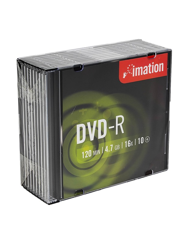 IMATION DVD-R 4.7 GB 16x, 10 kpl - Muu elektroniikka - 10105527100 - 0