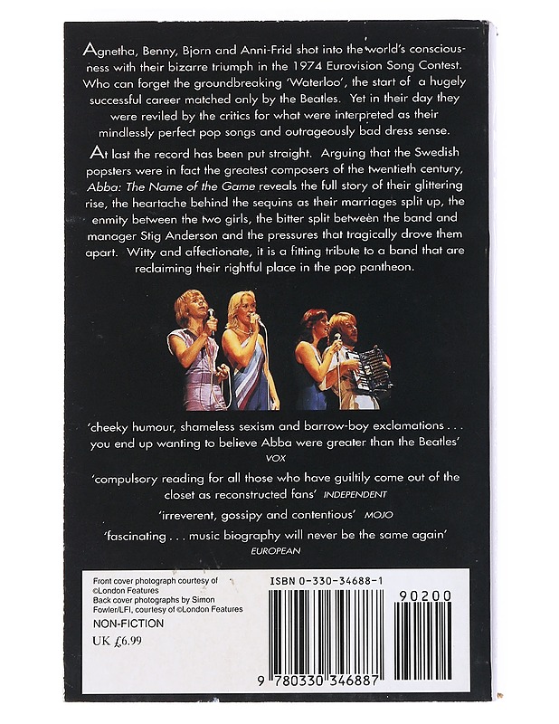Abba : The name of the game - Oldham, Andrew - Elämäkerrat ja muistelmat - 10105527083 - 1