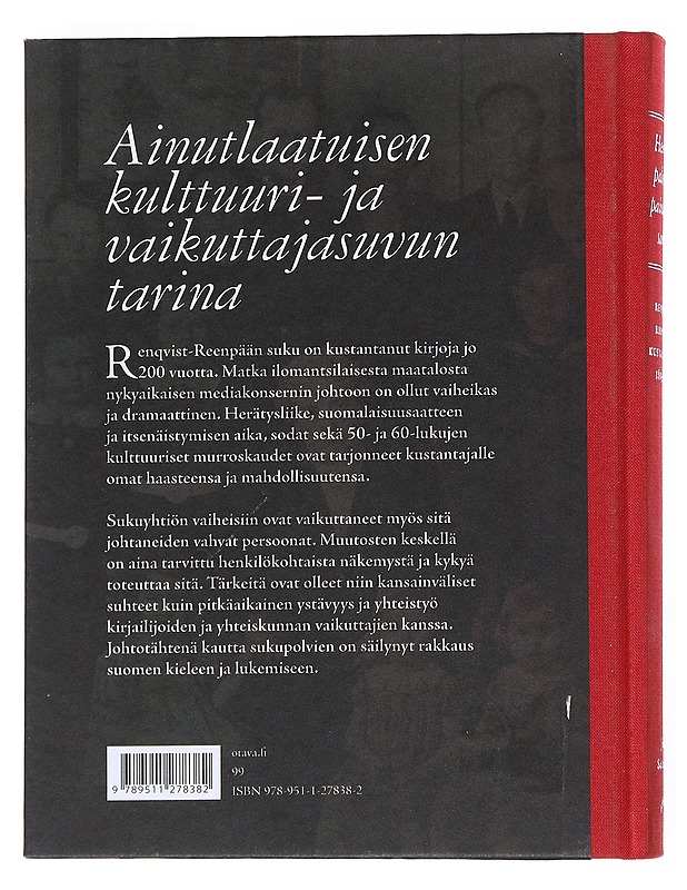 Hengen paloa & painettua sanaa : Renqvist-Reenpäät kustantajina 1815-2015 - Salokannel, Juhani - Elämäkerrat ja muistelmat - 10105527089 - 1