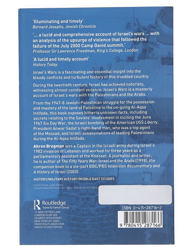 Israel's wars : a history since 1947 - Ahron Bregman - Historiakirjat - 10105527104 - 1