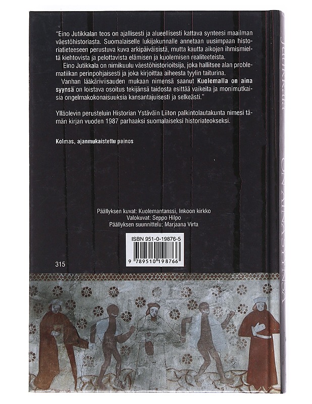 Kuolemalla on aina syynsä- Eino Jutikkala - Historiakirjat - 10105527103 - 1