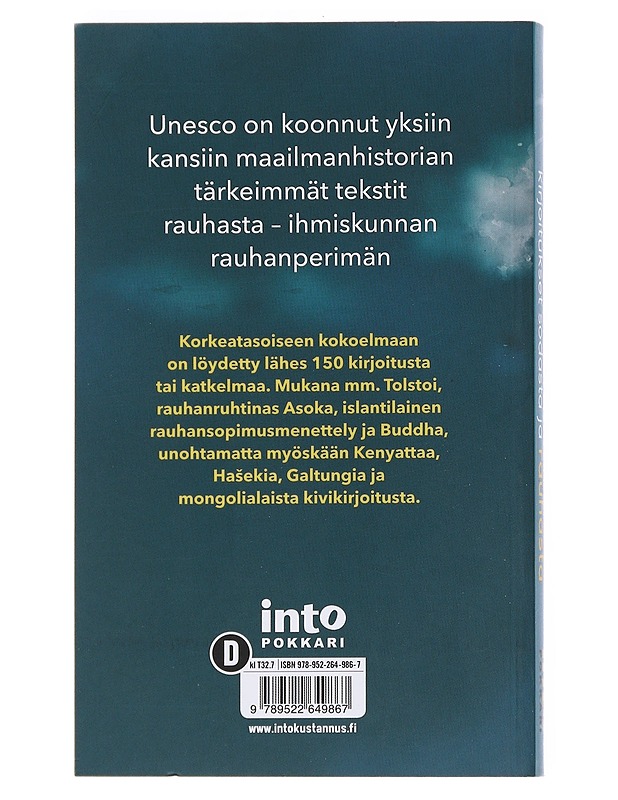 Historian merkittävimmät kirjoitukset sodasta ja rauhasta - Nurmi, Leevi - Historiakirjat - 10105527106 - 1