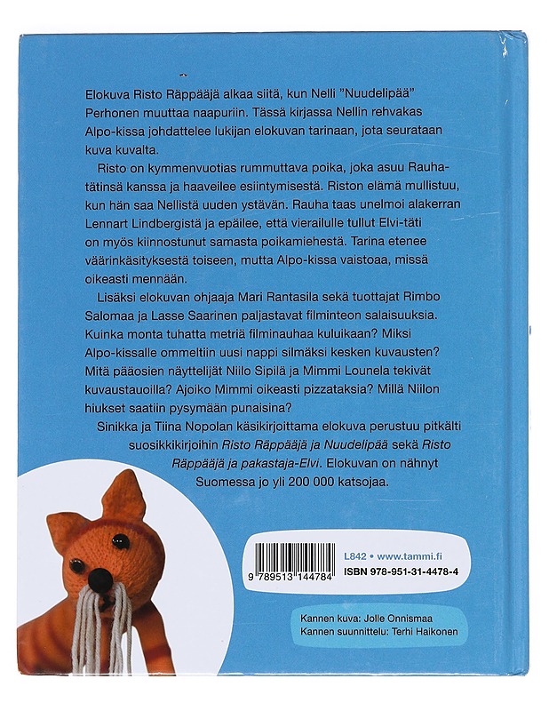 Risto Räppääjän elokuvakirja - Nopola, Sinikka - Lastenkirjat - 10105527118 - 1