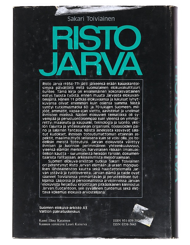 Risto Jarva - Sakari Toiviainen - Elämäkerrat ja muistelmat - 10105527177 - 1