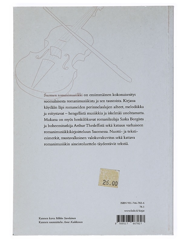 Suomen romanimusiikki - Åberg, Kai - Historiakirjat - 10105527174 - 1