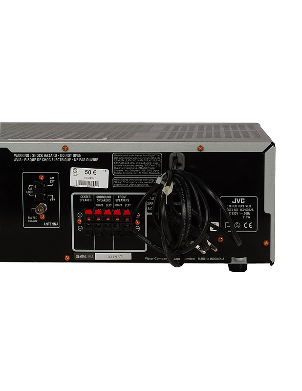 JVC RX-5052 kotiteatterivahvistin - Viihde-elektroniikka - 10105527183 - 4