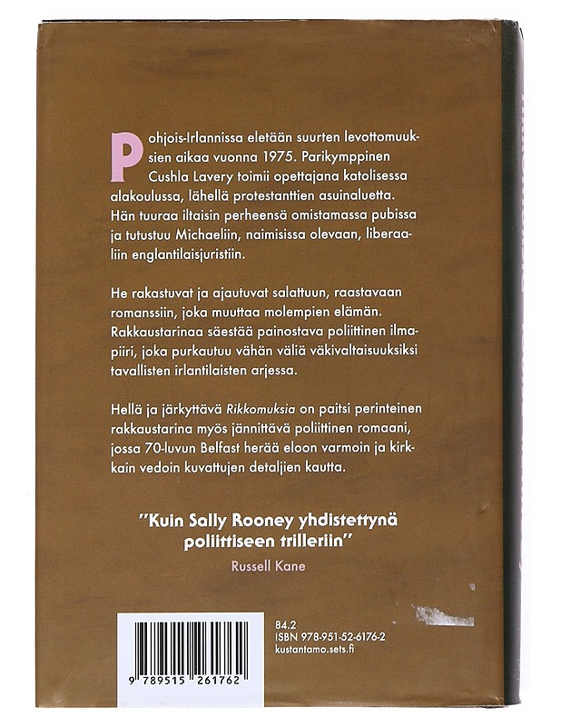 Rikkomuksia - Kennedy, Louise - Romaanit ja novellit - 10105527188 - 1