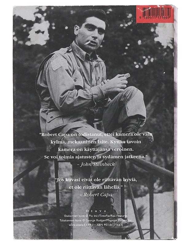 Sotaa ja samppanjaa : Robert Capan elämä - Kershaw, Alex - Historiakirjat - 10105527240 - 1