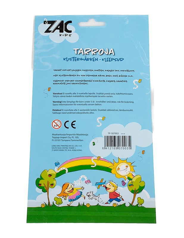 ZAC KIDS tarra-arkki - Askartelu - 10105527242 - 1