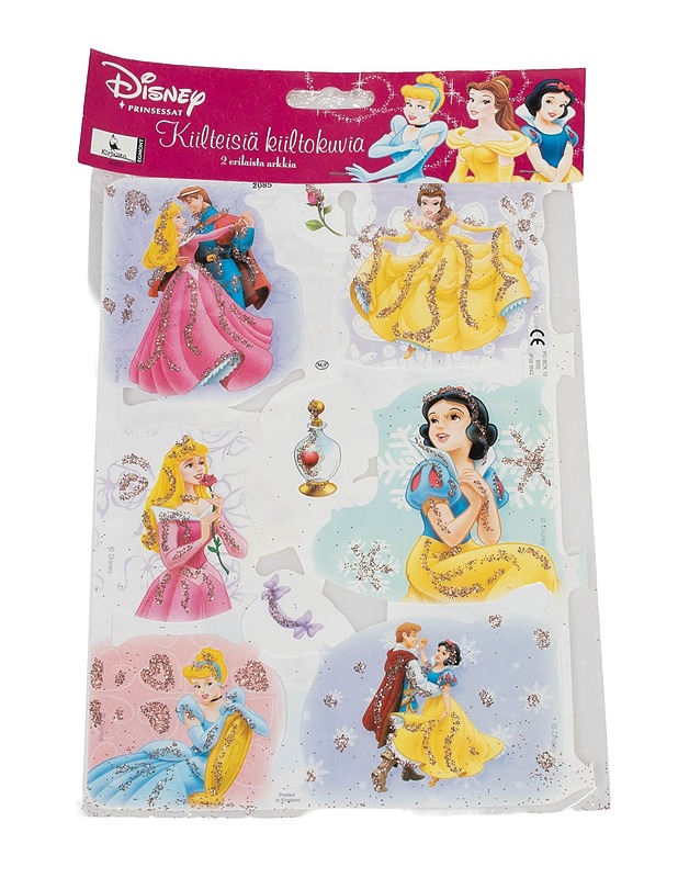 DISNEY PRINSESSAT kiilteisiä kiiltokuvia, 2 ARKKIA - Askartelu - 10105527252 - 0