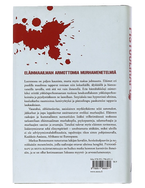 Pistoolirapu ja muita eläinmurhaajia - Bennemann, Markus - Jännitys ja dekkarit - 10105527257 - 1