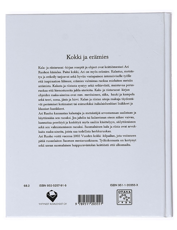 Kala- ja riistaruoat - Ruoho, Ari - Ruokakirjat - 10105527275 - 1