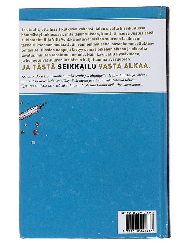 Jali ja lasihissi - Dahl, Roald - Lastenkirjat - 10105527291 - 1