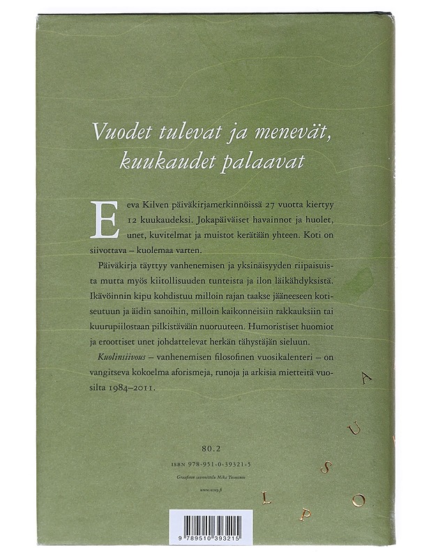 Kuolinsiivous - Eeva Kilpi - Runot ja näytelmät - 10105527330 - 1