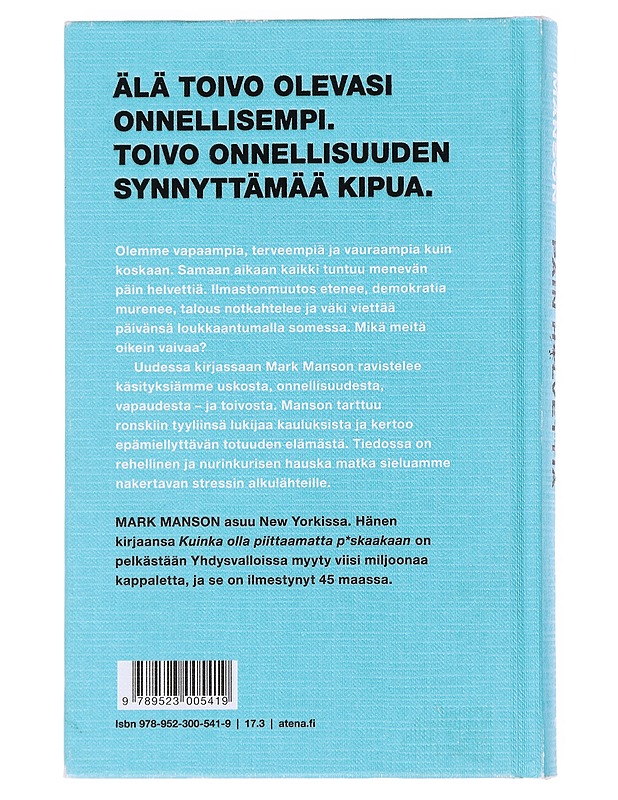Kaikki menee päin h*lvettiä  - Manson, Mark - Kirja lahjaksi - 10105527350 - 1