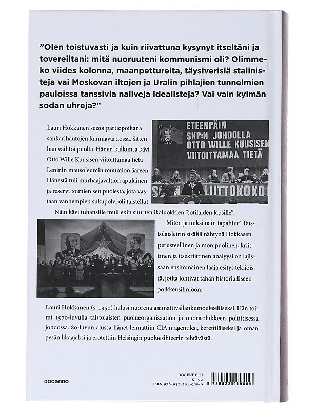 Kenen joukoissa seisoin - Lauri Hokkanen - Historiakirjat - 10105527358 - 1