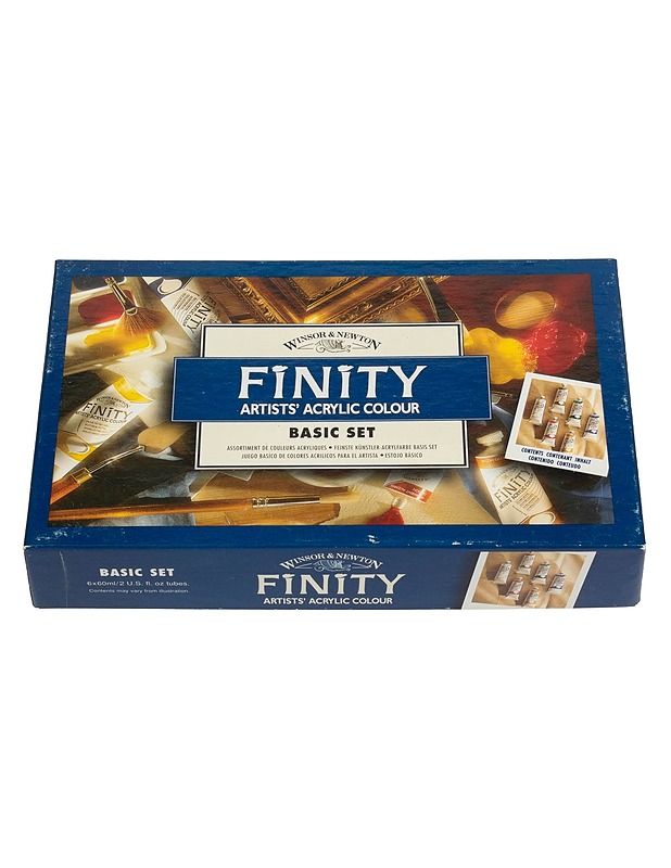 WINSOR & NEWTON Finity Basic Set akryylivärit, 6 kpl - Askartelu - 10105527372 - 0