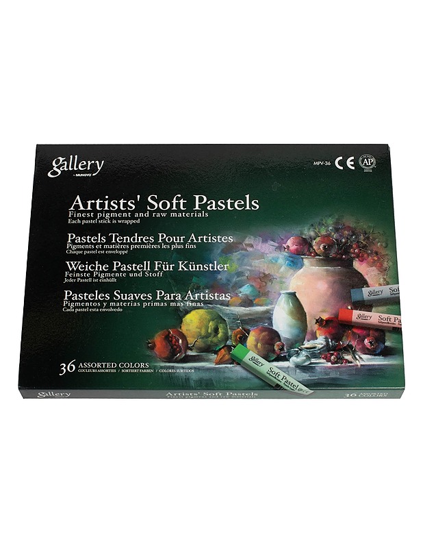 MUNGYO GALLERY Artists' Soft Pastels pastelliliidut, 36 kpl - Askartelu - 10105527389 - 0