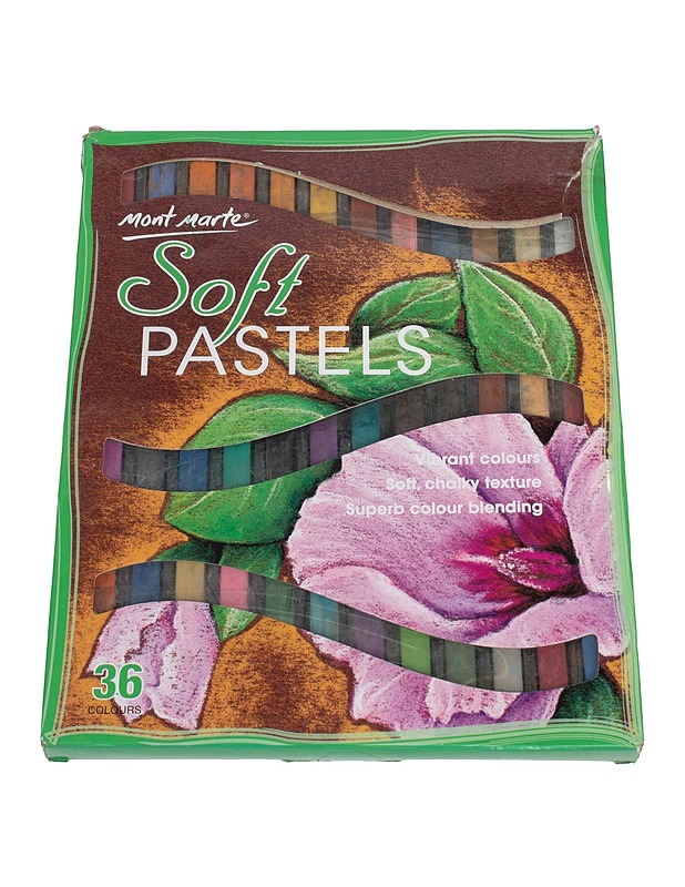 MONT MARTE Soft Pastels pastelliliidut, 36 kpl - Askartelu - 10105527425 - 0