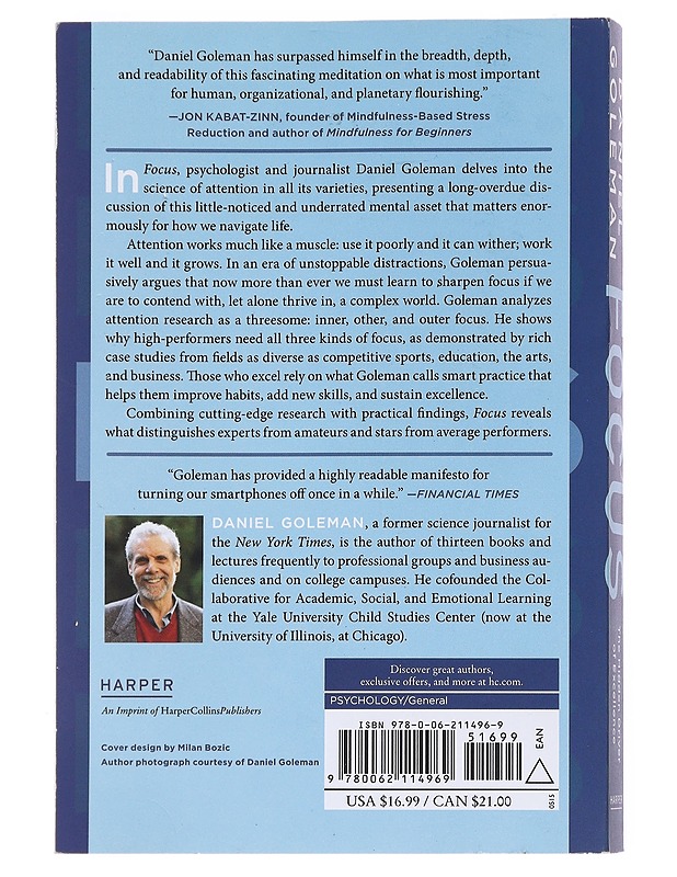 Focus : The Hidden Driver of Excellence - Daniel Goleman - Romaanit ja novellit - 10105527450 - 1