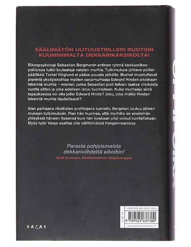 Oppipoika - Hjorth, Michael - Jännitys ja dekkarit - 10105527476 - 1